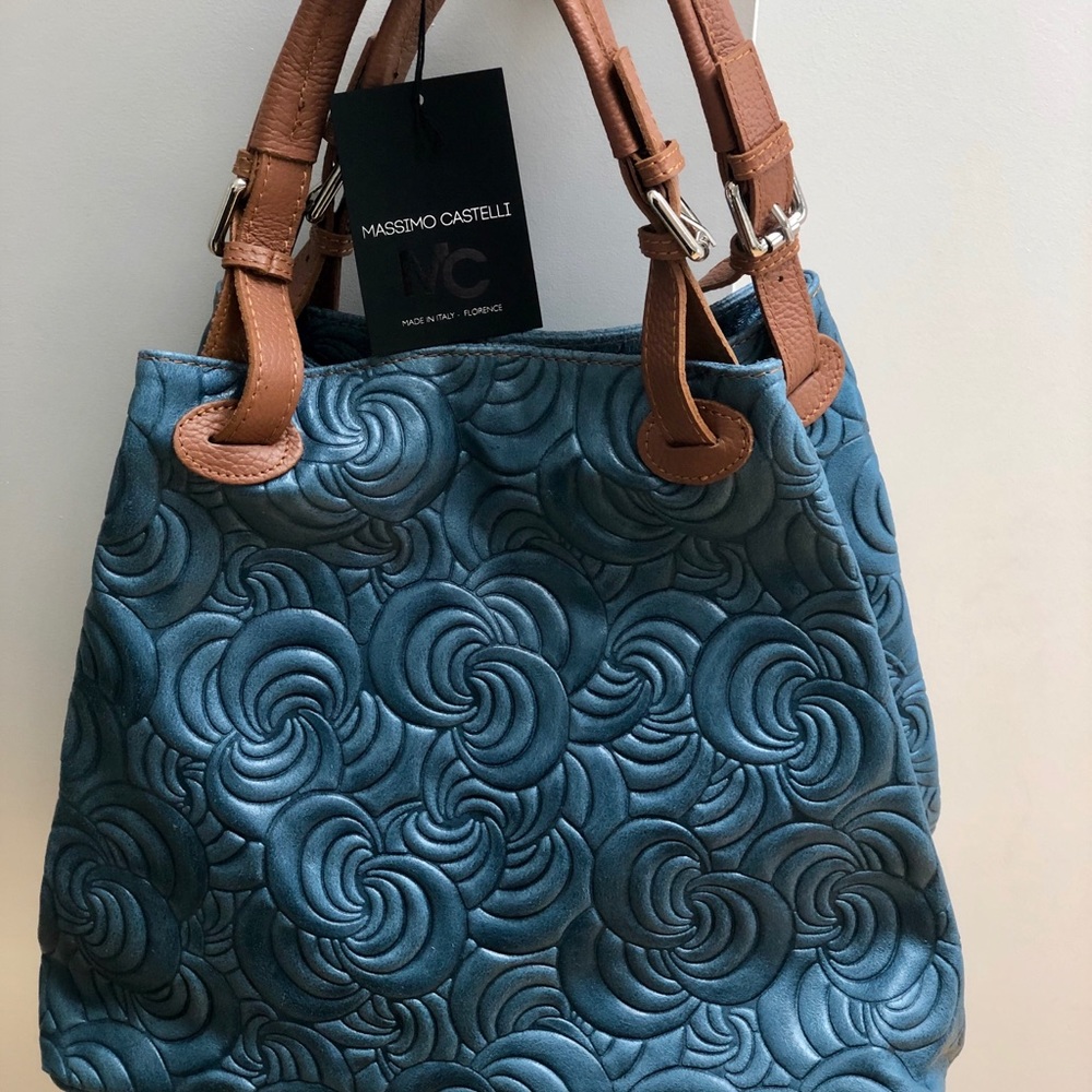 Massimo Castilli Leather Hobo